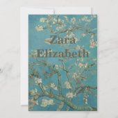 Almond Blossom Afstuderen Uitnodiging (Achterkant)