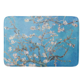 Almond Blossom Blue Vincent van Gogh Art Painting Badmat