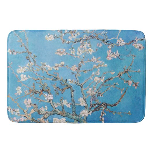 Almond Blossom Blue Vincent van Gogh Art Painting Badmat (Voorkant)