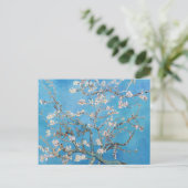 Almond Blossom Blue Vincent van Gogh Art Painting Briefkaart (Staand voorkant)