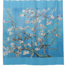 Almond Blossom Blue Vincent van Gogh Art Painting Douchegordijn