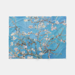 Almond Blossom Blue Vincent van Gogh Art Painting Fleece Deken