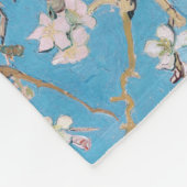 Almond Blossom Blue Vincent van Gogh Art Painting Fleece Deken (Hoek)