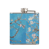 Almond Blossom Blue Vincent van Gogh Art Painting Heupfles (Achterkant)