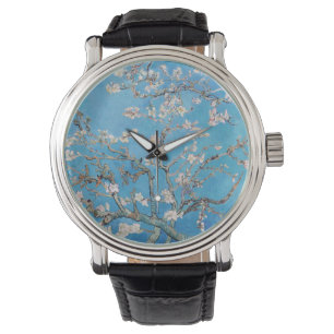 Almond Blossom Blue Vincent van Gogh Art Painting Horloge