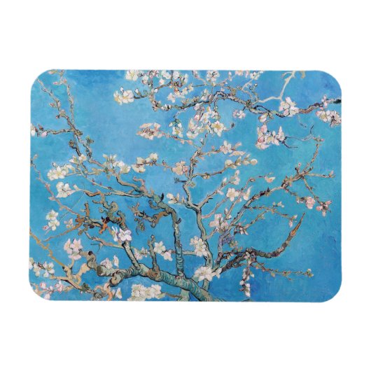 Almond Blossom Blue Vincent van Gogh Art Painting Magneet (Horizontaal)