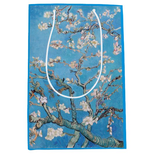 Almond Blossom Blue Vincent van Gogh Art Painting Medium Cadeauzakje (Voorkant)
