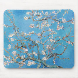 Almond Blossom Blue Vincent van Gogh Art Painting Muismat