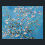 Almond Blossom Blue Vincent van Gogh Art Painting Perfect Poster<br><div class="desc">Vincent van Gogh (Nederlands, 1853 - 1890) Almond Blossom, 1890, Oil on canvas Unframed: 73, 3 cm x 92, 4 cm Vincent van Gogh schilderde dit nog leven van amandelbloesems tegen een blauwe hemel voor zijn pasgeboren neef die naar hem werd vernoemd. De amandelboom is een symbool van dit nieuwe...</div>