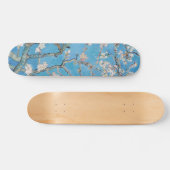 Almond Blossom Blue Vincent van Gogh Art Painting Skateboard (Horizontaal)
