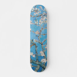 Almond Blossom Blue Vincent van Gogh Art Painting Skateboard