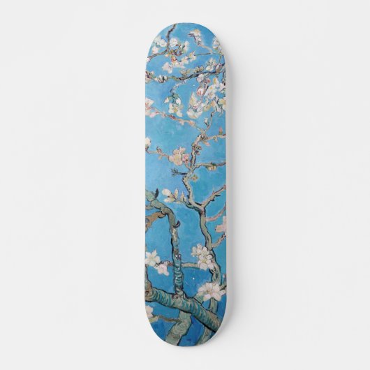 Almond Blossom Blue Vincent van Gogh Art Painting Skateboard (Voorkant)