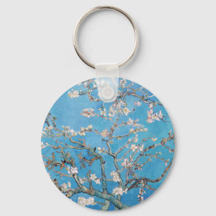 Almond Blossom Blue Vincent van Gogh Art Painting Sleutelhanger