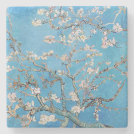 Almond Blossom Blue Vincent van Gogh Art Painting Stenen Onderzetter