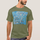 Almond Blossom Blue Vincent van Gogh Art Painting T-shirt<br><div class="desc">Vincent van Gogh (Nederlands, 1853 - 1890) Almond Blossom, 1890, Oil on canvas Unframed: 73, 3 cm x 92, 4 cm Vincent van Gogh schilderde dit nog leven van amandelbloesems tegen een blauwe hemel voor zijn pasgeboren neef die naar hem werd vernoemd. De amandelboom is een symbool van dit nieuwe...</div>
