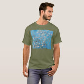Almond Blossom Blue Vincent van Gogh Art Painting T-shirt (Voorkant volledig)