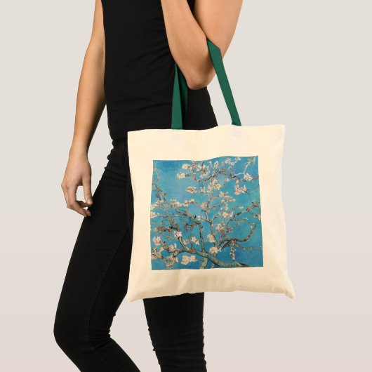 Almond Blossom Blue Vincent van Gogh Art Painting Tote Bag (Voorkant (product))