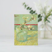 Almond Blossom Branches in Glass Van Gogh Fine Art Briefkaart (Staand voorkant)