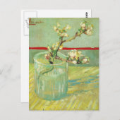 Almond Blossom Branches in Glass Van Gogh Fine Art Briefkaart (Voorkant / Achterkant)