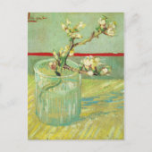Almond Blossom Branches in Glass Van Gogh Fine Art Briefkaart (Voorkant)