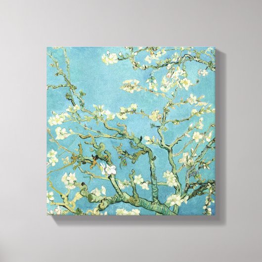 Almond Blossom door Van Gogh Fine Art Canvas Print (Voorkant)
