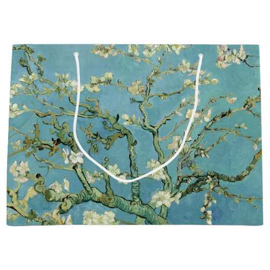 Almond Blossom door Van Gogh Fine Art Groot Cadeauzakje (Voorkant)