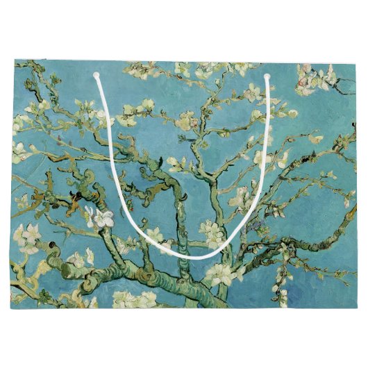 Almond Blossom door Van Gogh Fine Art Groot Cadeauzakje (Achterkant)