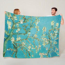 Almond Blossom door van Gogh Fleece Deken
