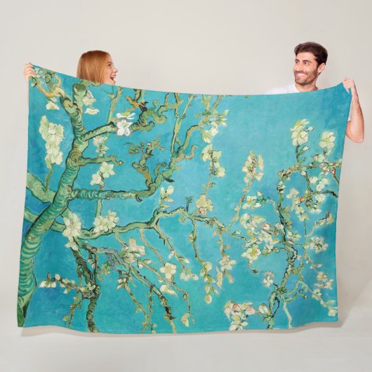 Almond Blossom door van Gogh Fleece Deken (In situ)