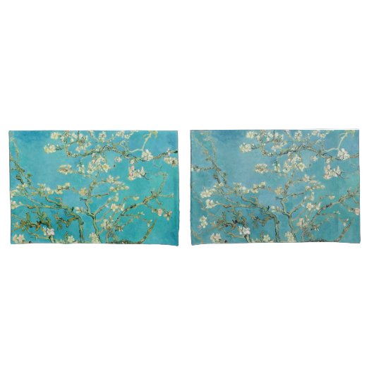 Almond Blossom door van Gogh Kussensloop (Voorkant-Set)
