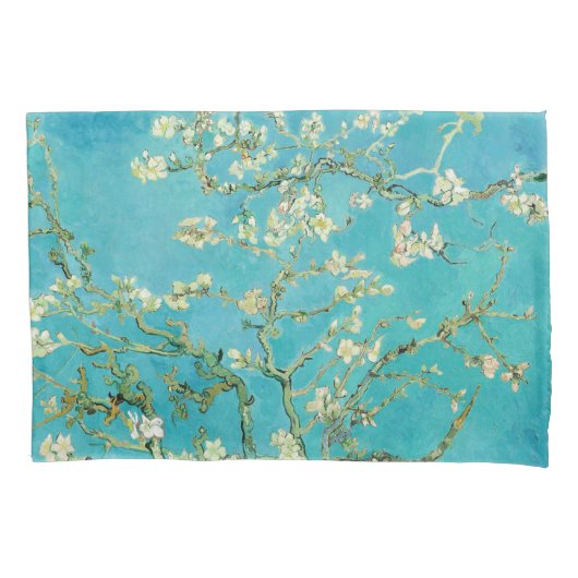 Almond Blossom door van Gogh Kussensloop (Voorkant-Links)