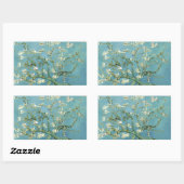 Almond Blossom door Van Gogh Rechthoekige Sticker (Vel)