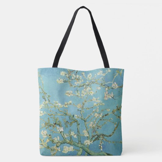 Almond Blossom door van Gogh Tote Bag (Achterkant)