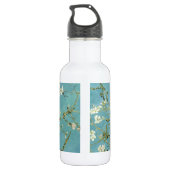 Almond Blossom door Van Gogh Waterfles (Achterkant)