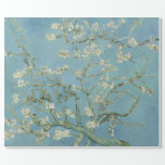 Almond Blossom door Vincent Van Gogh Cadeaupapier<br><div class="desc">Almond Blossom van Vincent Van Gogh, olie op canvas 1890, is een schilderij van de takken van een amandelboom met kleine, bloeiende witte bloemen tegen een heldere en heldere blauwe hemel. Geschilderd met de invloeden van het Impressionisme en de Japanse prints in zijn afgevlakte kleuren en vette, uitdrukkelijke overzichten, verspreidt...</div>