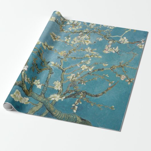 Almond Blossom door Vincent Van Gogh Cadeaupapier (Uitgerold)