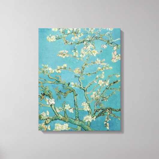 Almond Blossom door Vincent van Gogh Canvas Afdruk (Voorkant)