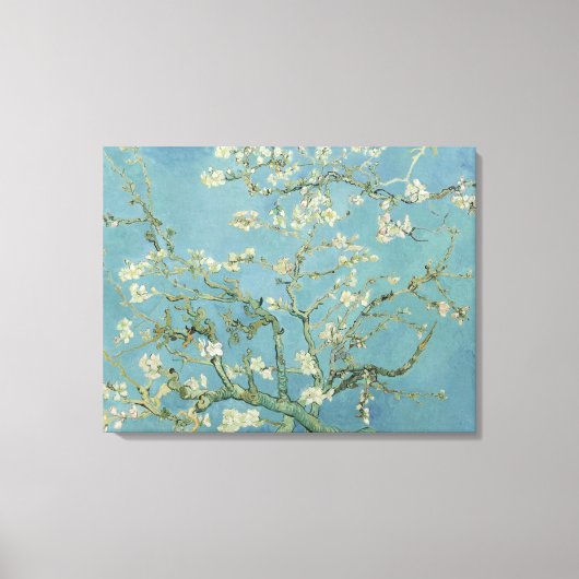 Almond Blossom door Vincent Van Gogh Fine Art Canvas Afdruk (Voorkant)