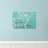 Almond Blossom door Vincent Van Gogh Fine Art Canvas Afdruk (Insitu (Houten vloer))