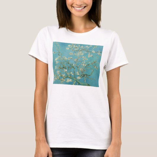 Almond Blossom door Vincent Van Gogh Fine Art T-shirt (Voorkant)
