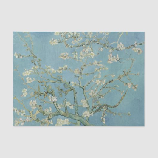 Almond Blossom door Vincent Van Gogh Fine Art Tissuepapier (Voorkant)