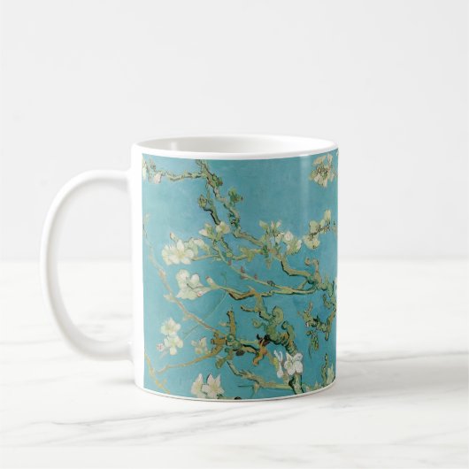 Almond Blossom door Vincent van Gogh Koffiemok (Links)