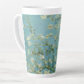 Almond Blossom door Vincent Van Gogh Latte Mok (Linkerhoek)