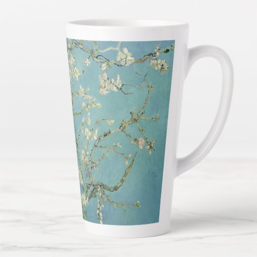 Almond Blossom door Vincent Van Gogh Latte Mok (Rechts)
