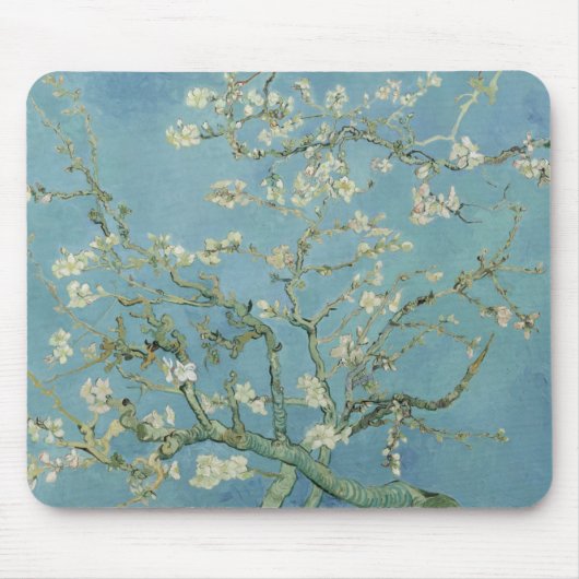 Almond Blossom door Vincent Van Gogh Muismat (Voorkant)