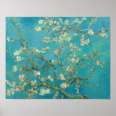 Almond Blossom door Vincent van Gogh Poster (Voorkant)