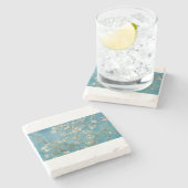 Almond Blossom door Vincent van Gogh Stenen Onderzetter (Zijkant)