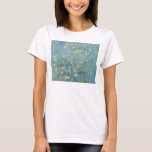 Almond Blossom door Vincent Van Gogh T-shirt<br><div class="desc">Almond Blossom van Vincent Van Gogh, olie op canvas 1890, is een schilderij van de takken van een amandelboom met kleine, bloeiende witte bloemen tegen een heldere en heldere blauwe hemel. Geschilderd met de invloeden van het Impressionisme en de Japanse prints in zijn afgevlakte kleuren en vette, uitdrukkelijke overzichten, verspreidt...</div>