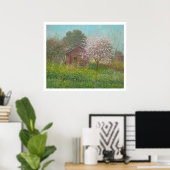 Almond Blossom en Wild Mustard (1152) Poster (Thuiskantoor)