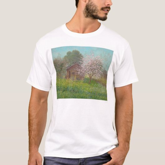 Almond Blossom en Wild Mustard (1152) T-shirt (Voorkant)